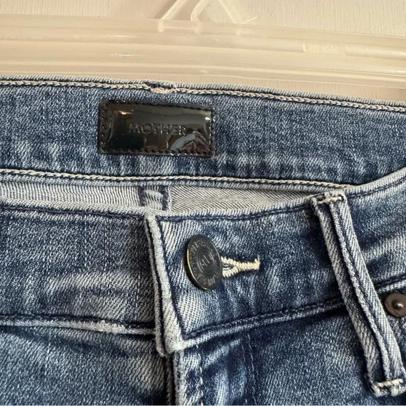 MOTHER The Mid Rise Dazzler Ankle Jeans in We The Animals Size 27 - Picture 8 of 12